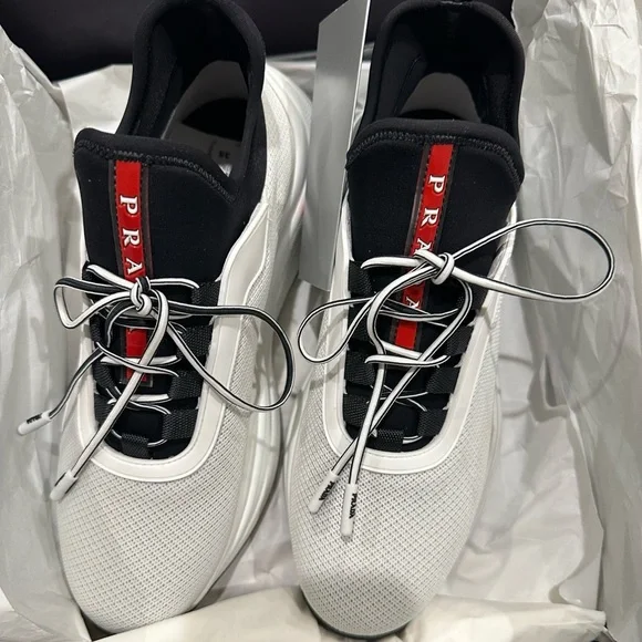 Prada platform sneakers - Picture 5 of 9